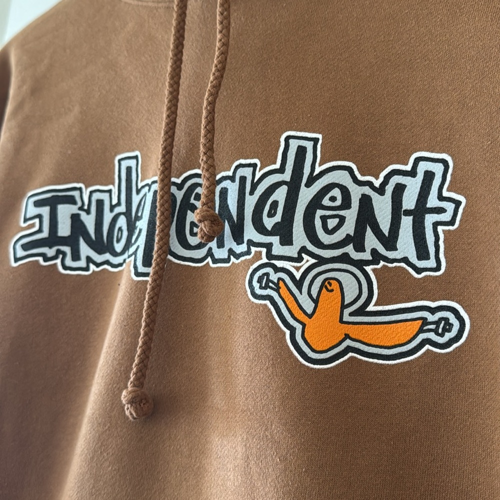 NWT - Independent gonz bar hoodie. XL, brown